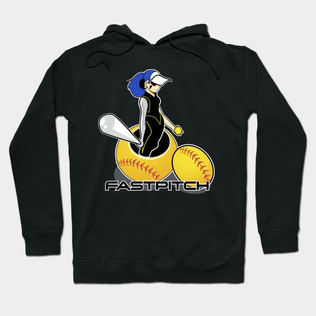 Fastpitch Hitter Hoodie by Spikeani